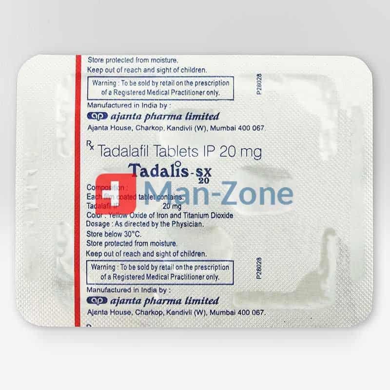 Tadalis SX 20 mg tadalis sx 20 mg tablety na erekci